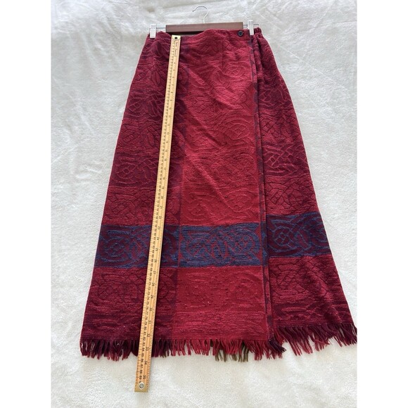Mary Flaherty Skirt Free Sze Wool Blend Midi Dark Academia European Boho Vintage - Picture 7 of 14
